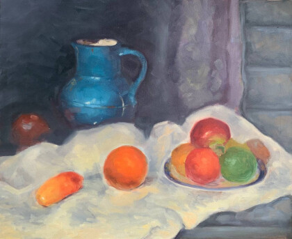 Натюрморт с голубым кувшином