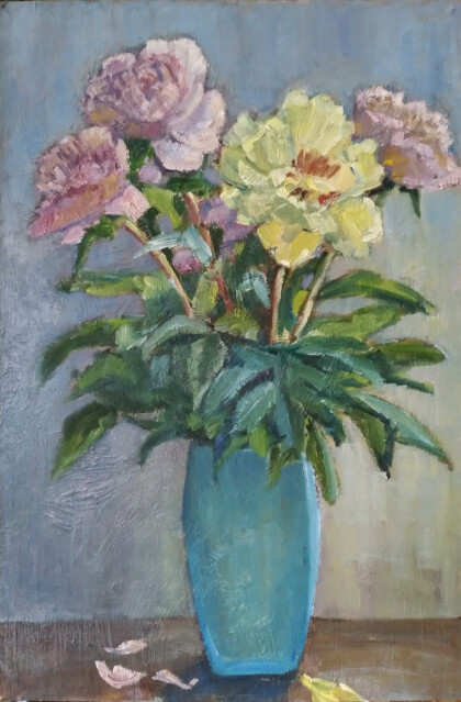 Букет пионов