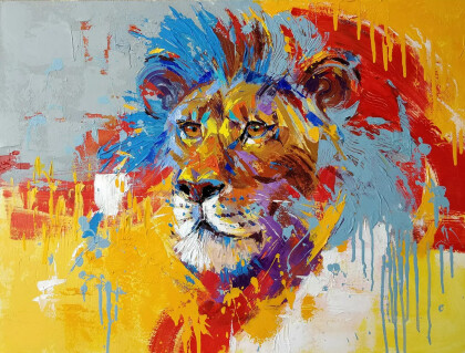 Яркий лев