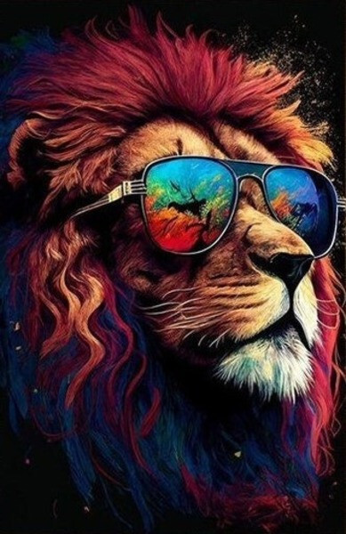 Лев в очках