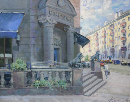 Минские львы у Гранд кафе