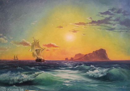 Копия работы Айвазовского