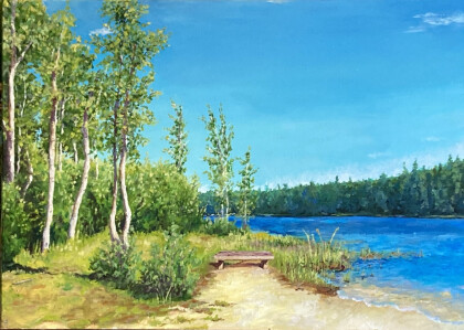 Берег озера «Приветенское»