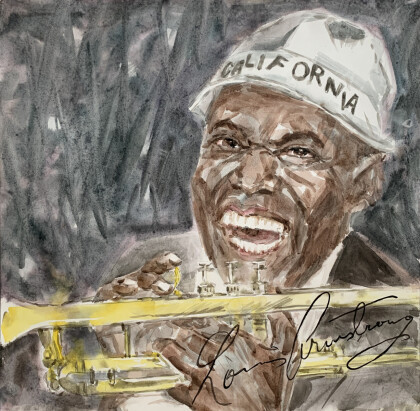 Музыкант Луи Армстронг