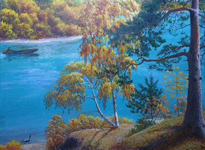 Осенний день на Бирюсе