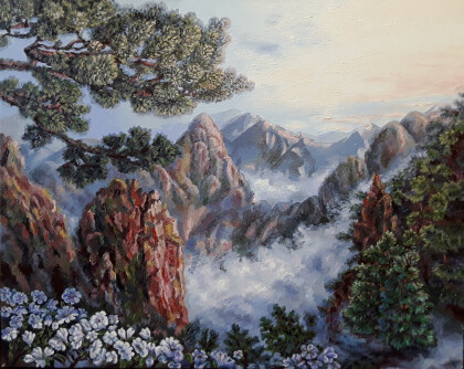 Утро в горах