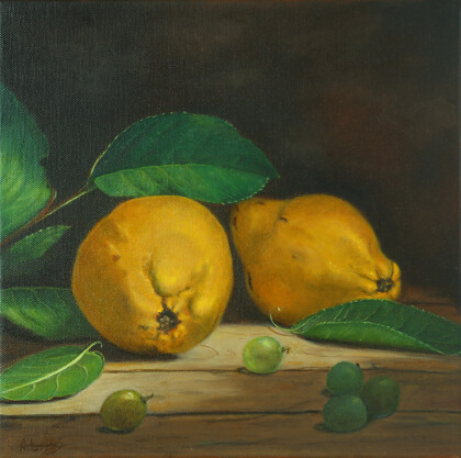 Айва и виноград