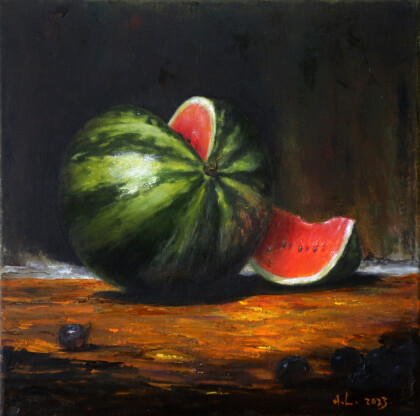 Спелый арбуз