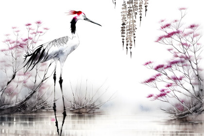 Белая цапля