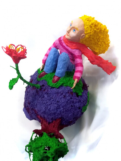 Статуэтка Принц и роза #1