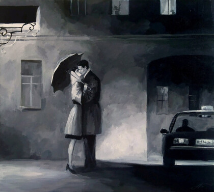 Поцелуй на прощание.