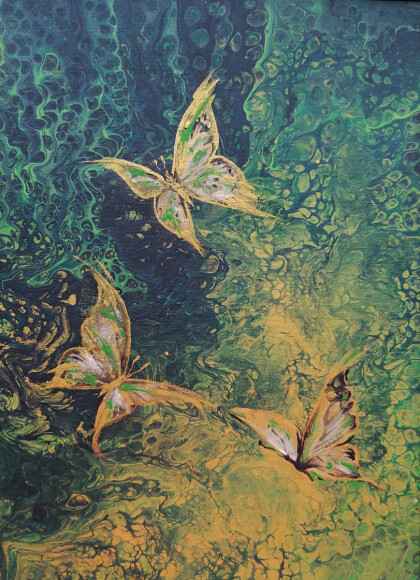 Мотыльки над ночным костром