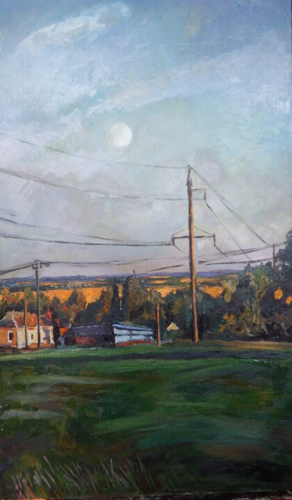 вечер в Курской области .