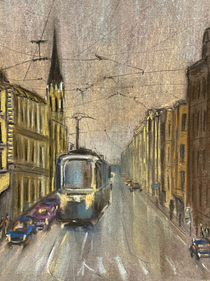 Вечерний город