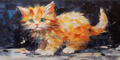 Рыжий котик