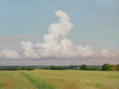 Облако над полем