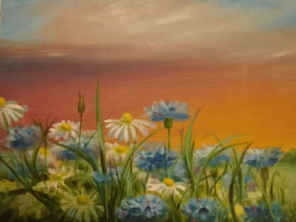 Васильковое поле