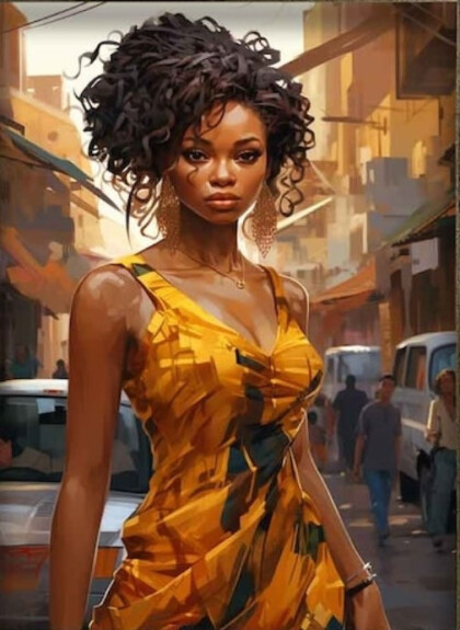Современная африканка