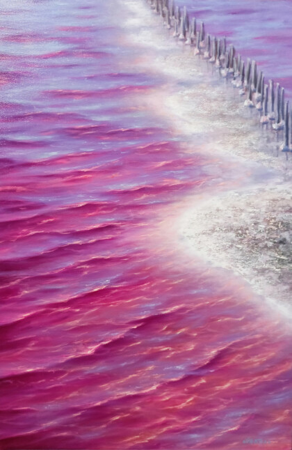 Розовое озеро