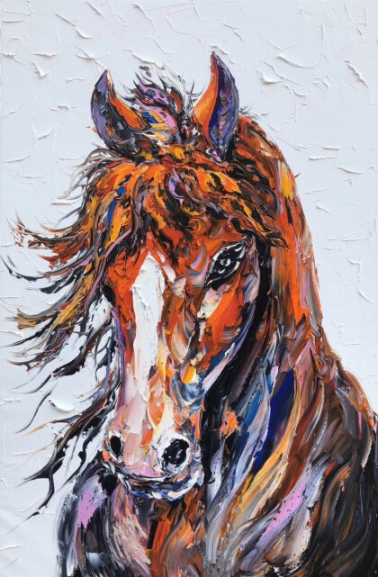 Грациозная лошадь