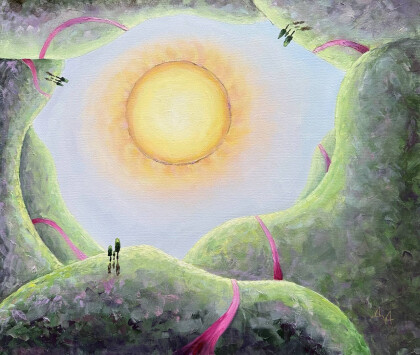 В центре круга