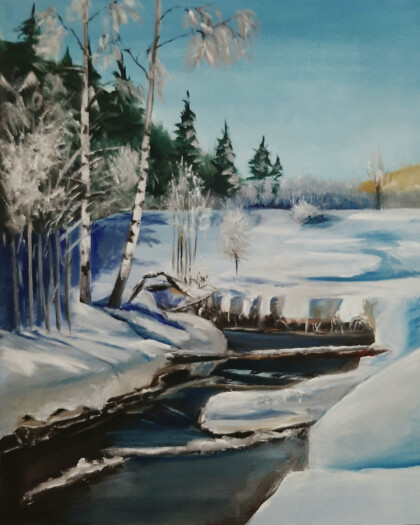 Пейзаж, зимний