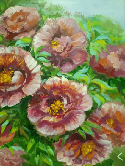 Девять пионов на счастье