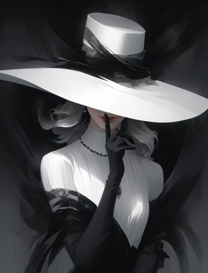 Леди в шляпе