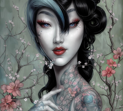 Стильная китаянка