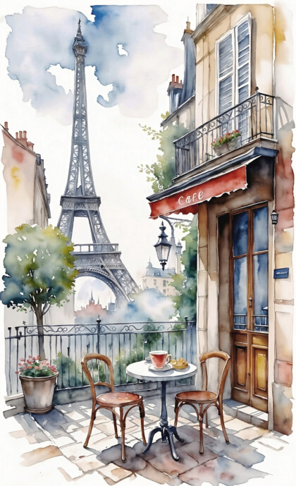 Тихое Парижское кафе