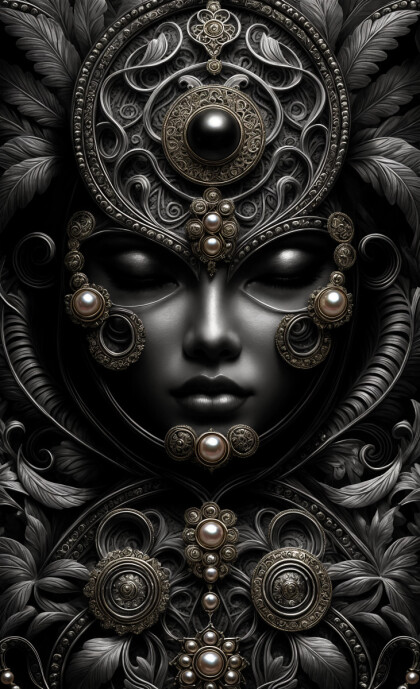 Черная негритянка