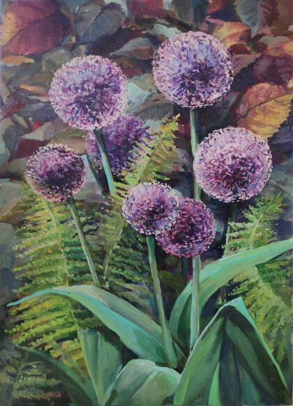 Сиреневый лук