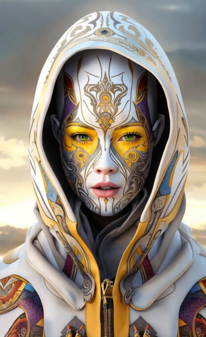 Татуировка женщина Сахары