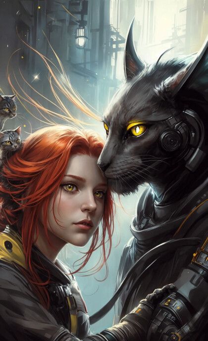 Рыжая колдунья и механическая пантера
