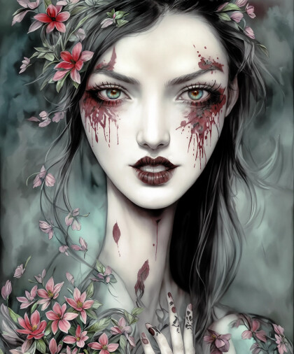 Шальная брюнетка