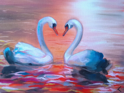 Анималистика, Птицы, Лебеди