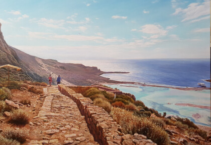 Тропа к пляжу Балос