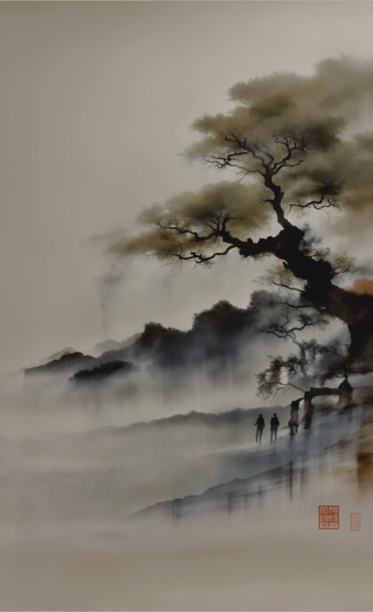 Дерево на берегу