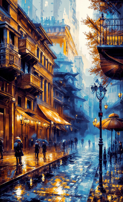 Улица после дождя