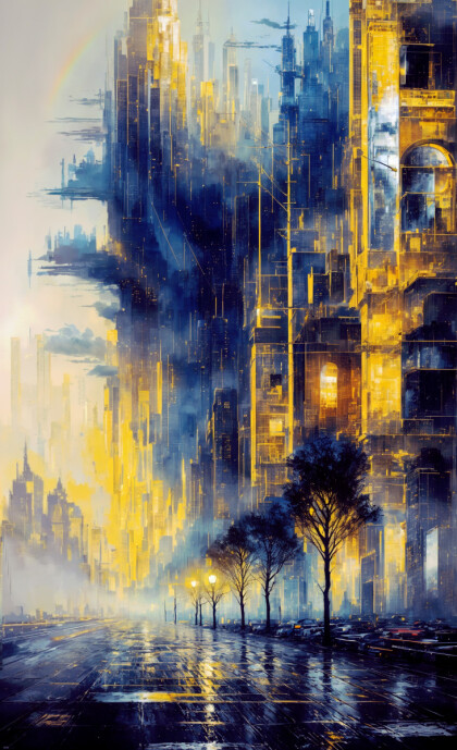 Сине-желтый квартал