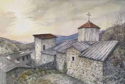 Сурб Хач, вечер