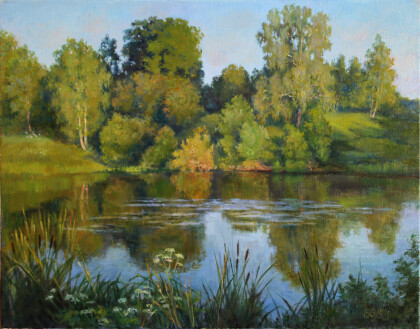 Берег пруда