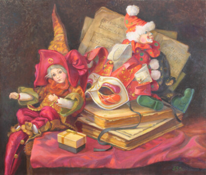 Арлекин и клоун