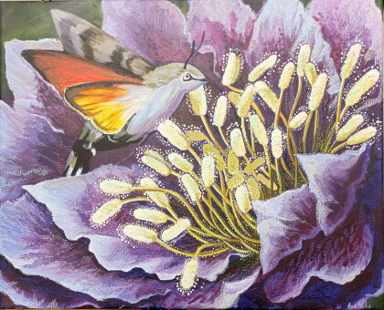 Манящий нектар при лунном свете