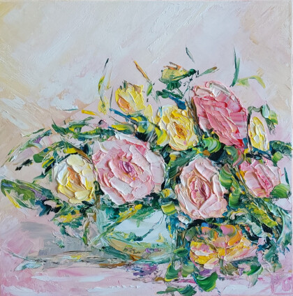 Букет. Эустомы