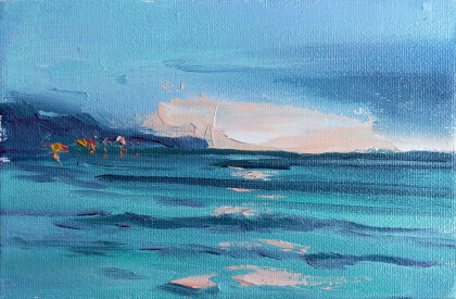 "Закат над морем"