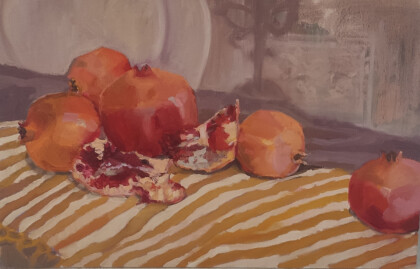 Этюд с гранатами