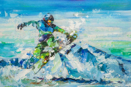 Сноуборд. Горы. Экстрим