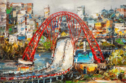 Динамичная Москва. Вид на Живописный мост