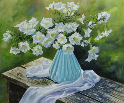 Белая петуния